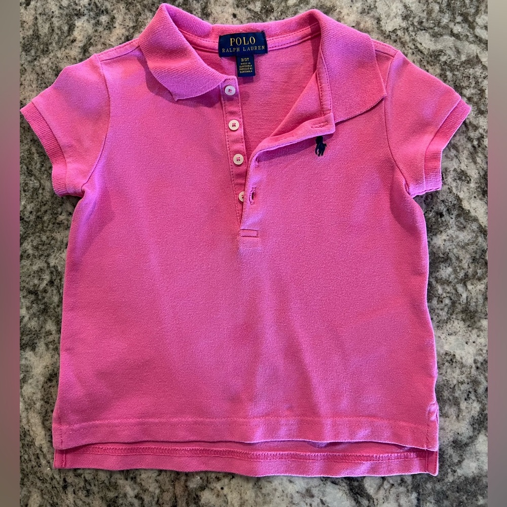 Polo by Ralph Lauren Kids Bright Pink Polo Shirt